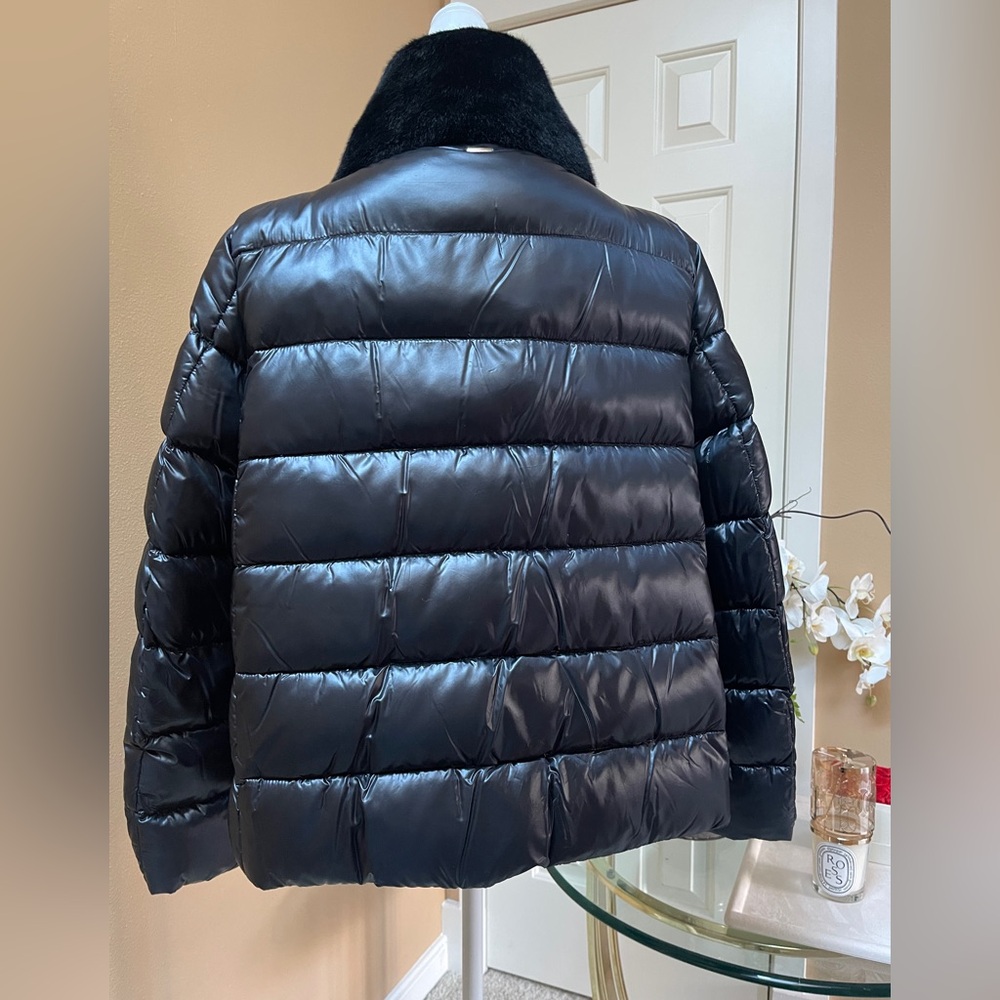 Herno Black Jacket size 48 NEW $675 - Picture 10 of 17
